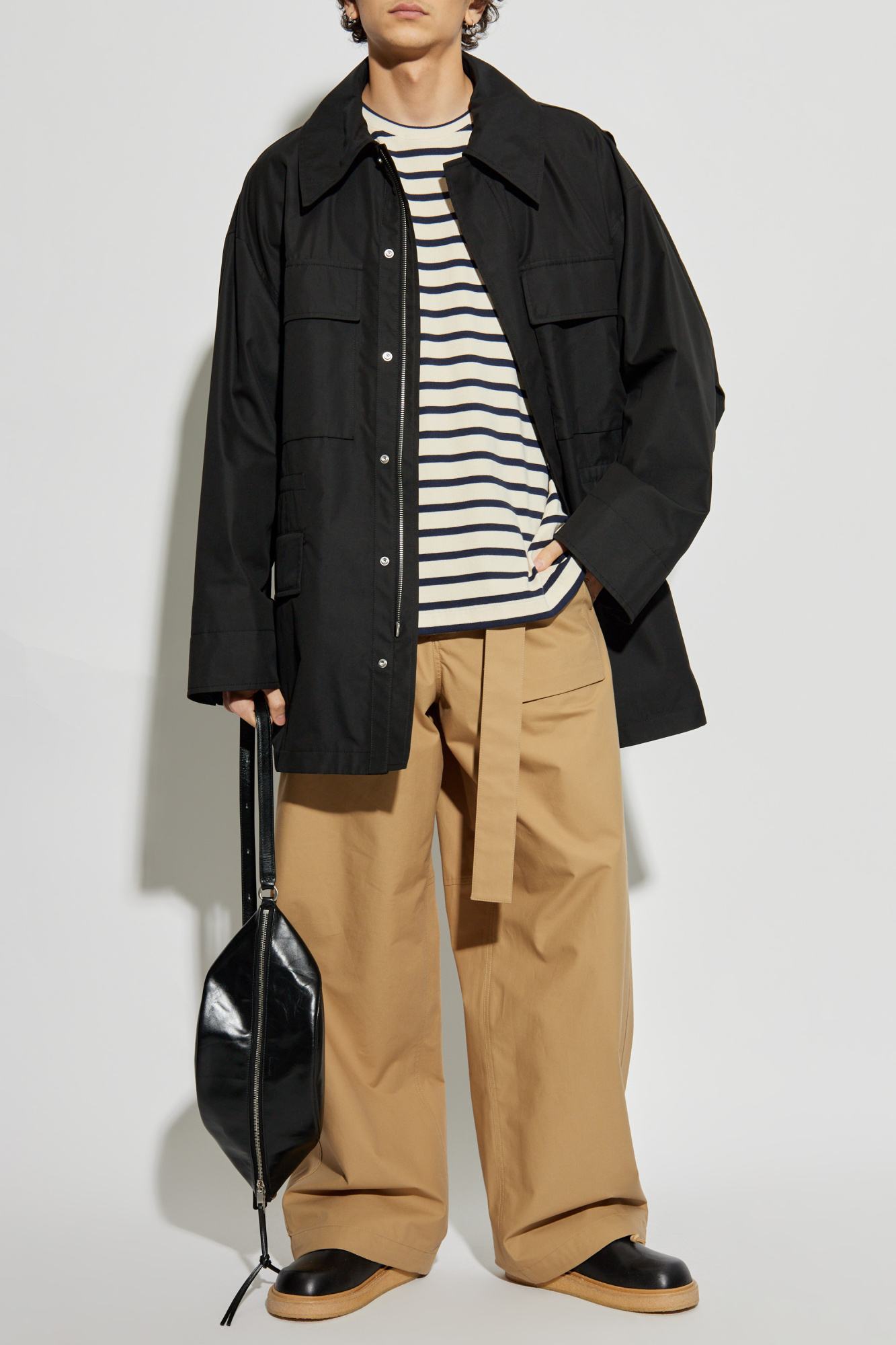 JIL SANDER+ T-shirt with striped pattern | Men's Clothing
